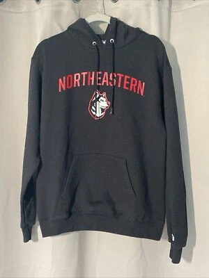 Northeastern University Huskies NCAA Sudadera con Capucha Campeón Negra Mediana Usada en Excelente Condición Foto 1 de 4