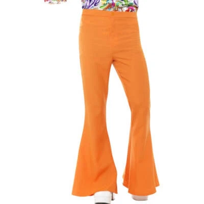 Pantalones acampanados para hombre Vestido elegante años 60 70 retro discoteca fiesta hippie adultos Foto 1 de 4