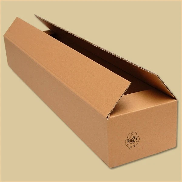 PACKEN24 Karton Faltkarton Faltschachteln 800 x 160 x 102 mm zweiwellig