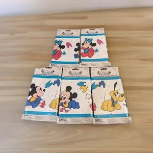 Disney Babies Decorative Border Prepasted Borden 5 Yards Mickey Minnie Lot of 5 - Picture 1 of 6