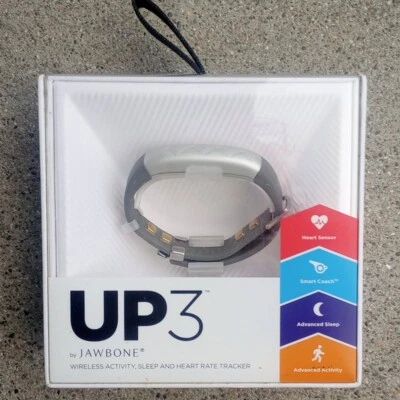 UP 3 by JAWBONE WIRELESS SLEEP, ACTIVITY & HEART  RATE TRACKER*GRAY - Image 1 of 2