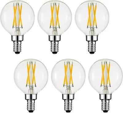 Strak Dimmable G12.5 e12 Led Light Bulb, 4W & 400LM, E12 Bulb Base (6-Pack) 💡 - Image 1 of 4