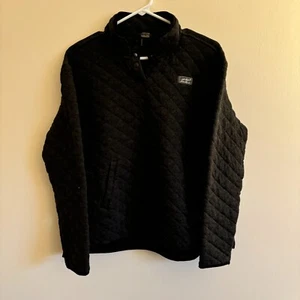 EDDIE BAUER Quilted Sweatshirt Gray Long Sleeve - Womens Size Large - Picture 1 of 7