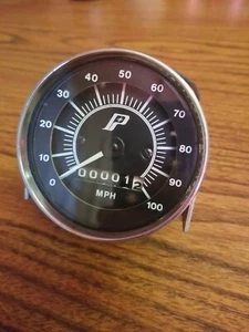 Vintage POLARIS Speedometer Gauge USED - Imagen 1 de 4