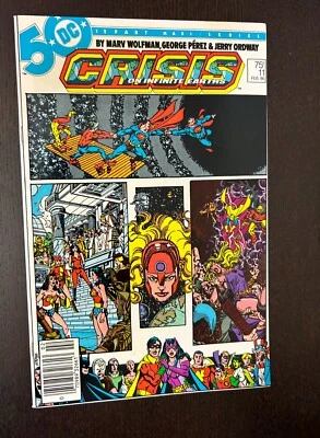 CRISIS ON INFINITE EARTHS #11 (DC Comics 1986) -- NM- - Image 1 of 2