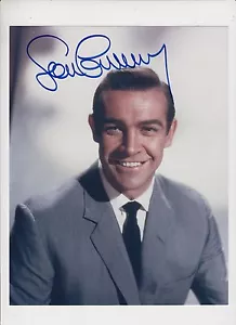 Sean Connery 20cm x 25cm signed photograph original with COA - Picture 1 of 2