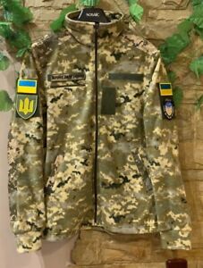Ukrainian Tactical Jacket Fleece Field Combat Uniform Camouflage Pixel MM-14