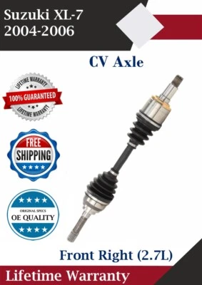 New OE Front Right CV Axle For 2004-2006 Suzuki XL-7 2.7L Lifetime Warranty - Изображение 1 из 4