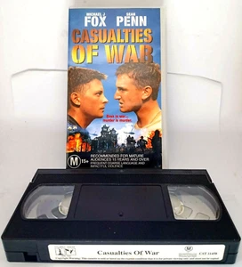 Casualties of War - VHS Video tape Approx. 109 Mins PAL Format Rated M15+ 1998 - Picture 1 of 3
