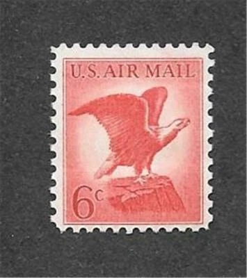T&G STAMPS -  #C67 6c Airmail  Bald Eagle MNH OG *ANY 4 = FREE SHIPPING* - Image 1 of 2