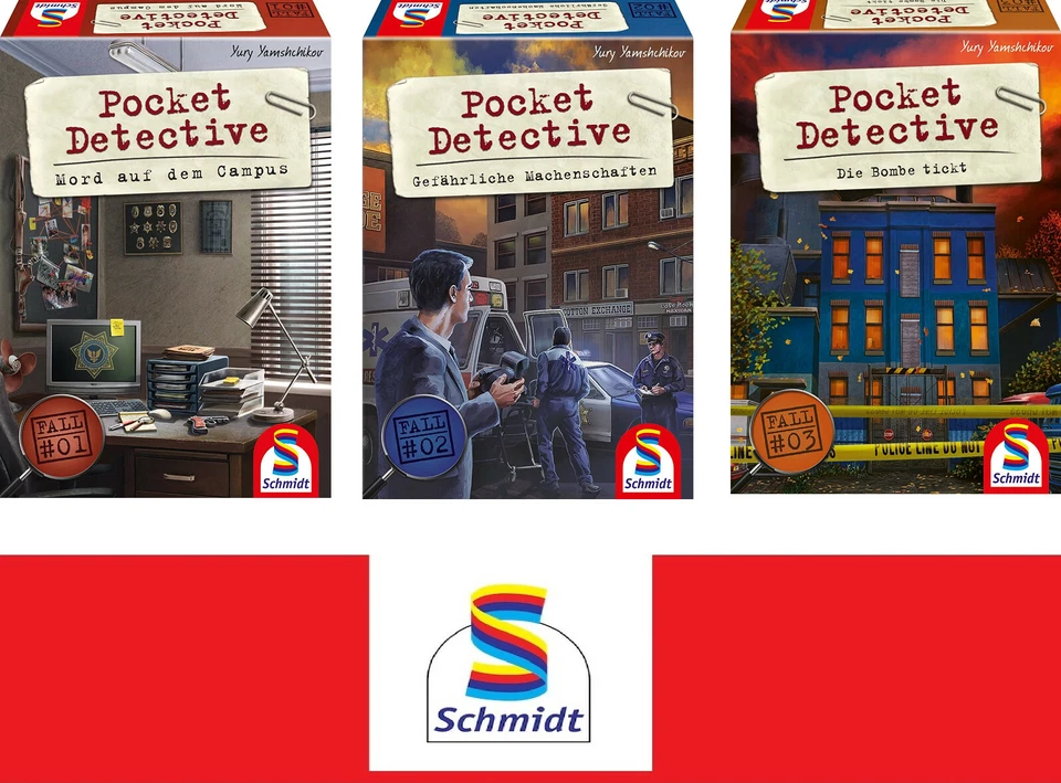 SCHMIDT SPIELE - POCKET DETECTIVE - KRIMISPIELE - AUSWAHL # NEU OVP - Bild 1 von 1