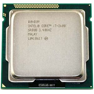 CPU Processor Desktop Intel Core I7 2600 LGA 1155 3,4 GHZ Quadcore Bulk Power