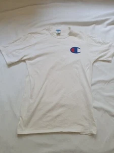 Champion C logo t shirt White L - Picture 1 of 2