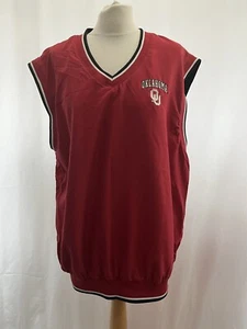 Oklahoma Basketball Jersey Colosseum Athletics Red Size L V Neck - Picture 1 of 12