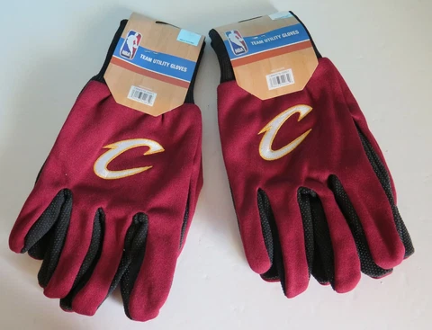 TWO  PAIR OF CLEVELAND CAVALIERS, SPORT UTILITY GLOVES FROM FOREVER COLLECTABLE Cover