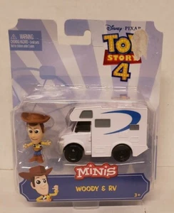 Disney Pixar Toy Story 4 minis figure WOODY And RV New - Picture 1 of 2
