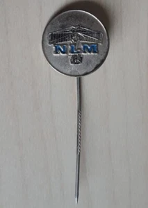 NLM AIRLINES Vintage Lapel Stick Pin Badge Holland NETHERLANDS Aeronautica - Bild 1 von 2