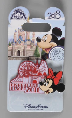 Disney Parks Disneyland Resort 2018 Attraction Character Pin Minnie Mouse NEW - Image 1 of 2