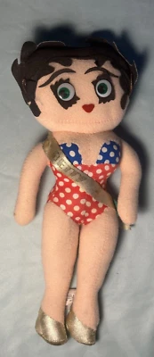 1989 USA Betty Boop Plush Bendable Figure  Ace Collection Rare Miss America 12” - Image 1 of 4