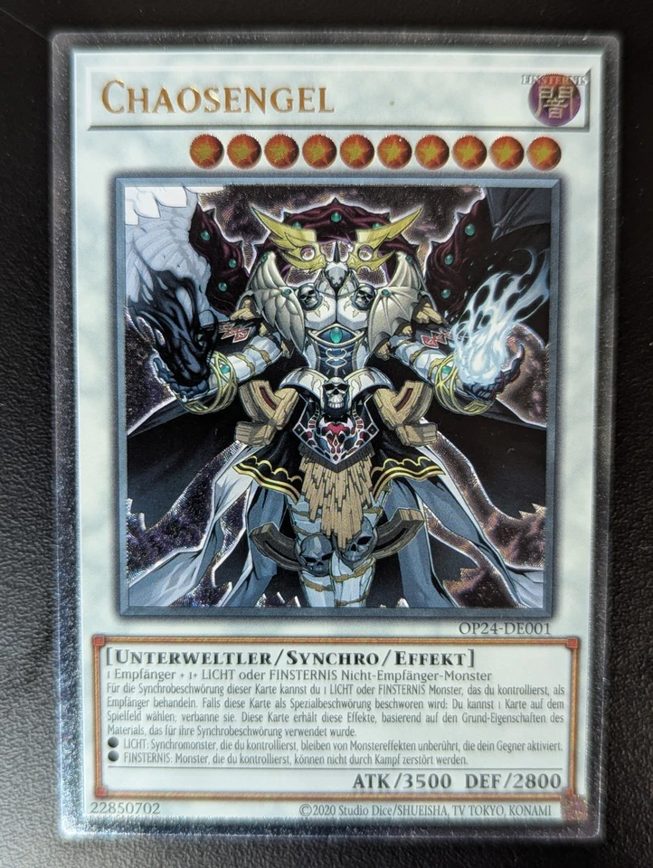 Yugioh Chaosengel Ultimate Rare OP24-DE001 DE NM - Bild 1 von 1