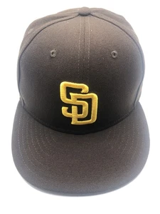 San Diego Padres New Era Auténtico Sobre el Campo 59FIFTY Sombrero Ajustado Talla 7 5/8 - Imagen 1 de 9