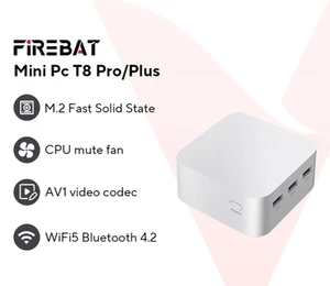 Firebat T8 Pro Plus Mini PC Intel N5095 N100 8GB 16GB 256GB 512GB WiFi5 BT4.2 - Bild 1 von 6