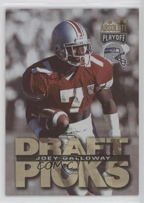 1995 Playoff Absolute Joey Galloway #187 Rookie RC - Image 1 of 2