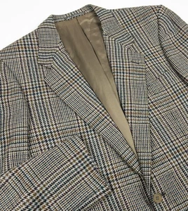 Blazer Ermenegildo Zegna 100 % cachemir para hombre EU 52 US 42 abrigo deportivo vintage a cuadros - Imagen 1 de 20