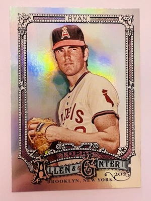 Nolan Ryan - 2025 Topps Allen & Ginter lámina de retrato de plata #63 ángeles Foto 1 de 2