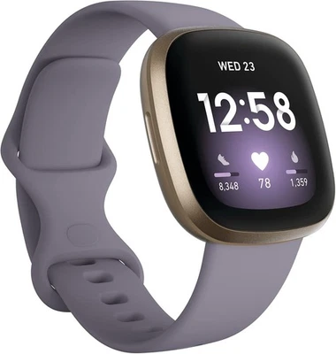 Fitbit Versa 3 Health & Fitness Smartwatch with GPS  (S & L Bands Included) - Image 1 of 4