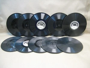 Vtg Lot 10 Edison Diamond Disc Phonograph Player Records - Picture 1 of 21