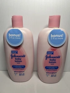 2x Johnson’s Baby Lotion Original Formula Pink J&J Discontinued JUMBO 20oz SEAL - Picture 1 of 3
