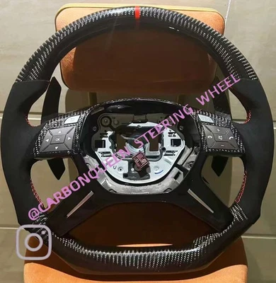 REAL CARBON FIBER STEERING WHEEL FOR Mercedes Benz ML350/ML500/ML550 2012-2014YS - Image 1 of 3