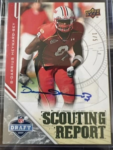 2009 Upper Deck Draft Edition Scouting Report /5 B-Darrius Heyward Rookie Auto - Picture 1 of 2