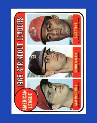 1969 Topps Set-Break # 11 Al Strikeout Leaders como nuevo *GMCARDS* Foto 1 de 2