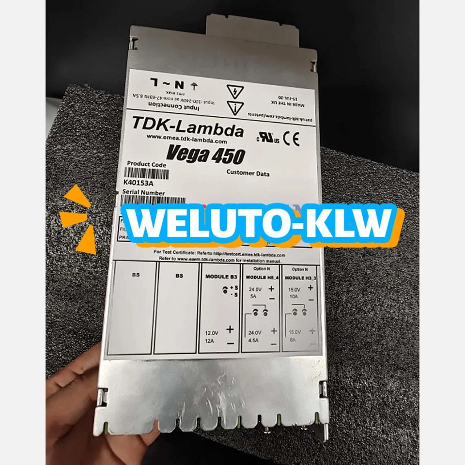 1PC TDK-LAMBDA Power Supply Vega 450 K40153A USED - Image 1 of 1