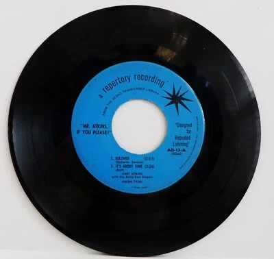 CHET ATKINS 45EP Repertory Records Mr. Atkins If You Please - Beloved +3 More NM - Image 1 of 2