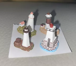 Dollhouse Miniature 1:12 SET OF 4 LIGHTHOUSES BRAND NEW 1” - Picture 1 of 1