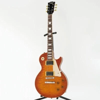 Guitarra Navigator N-LP-719 Cherry Sunburst feita no Japão anos 1990-2000 LP tipo E. - Imagem 1 de 4