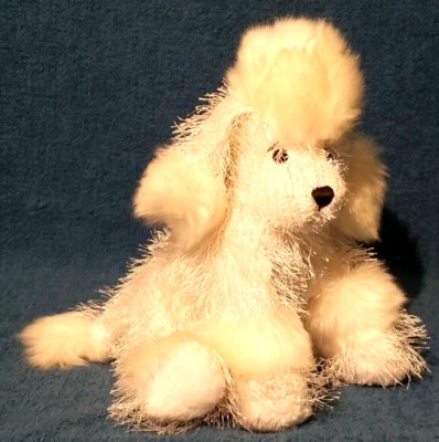 GANZ WEBKINZ White Poodle Retired Puppy Dog Plush NO CODE - Image 1 of 4