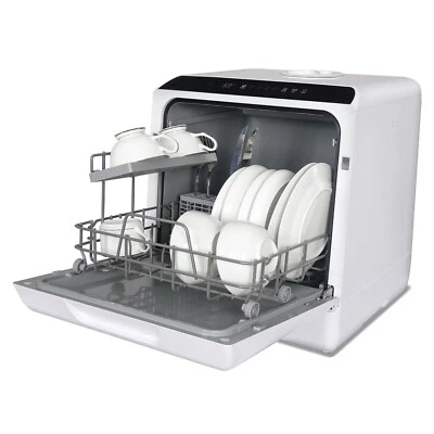 YUSING Tischgeschirrspüler 5L Mini Geschirrspüler Spülmaschine 46 cm Freistehen - Bild 1 von 4