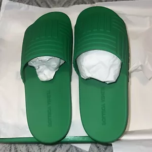 NEW Bottega Veneta Slide Sandal Green Men’s - Picture 1 of 9