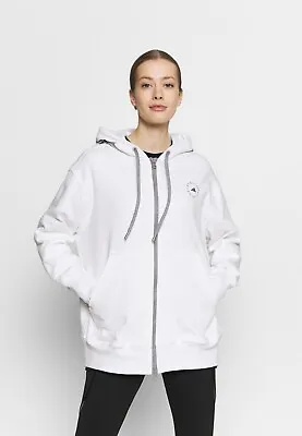 Adidas By Stella McCartney Women’s White Full Zip Track Hoodie Size M New+tags • 103.69€