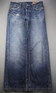 Vintage 2007 Men Gap Jeans Low Rise Boot Distressed Cotton Sz 32x32 (Msr 33x29) - Picture 1 of 11