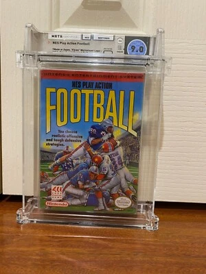 Play Action Football Nintendo NES Factory Sealed WATA VGA Graded 9.0 A NEAR MINT - Image 1 of 4