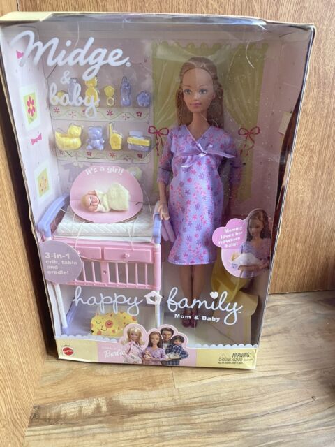 Boneca Barbie Midge Gravida Happy Familly Medindo 30x10, 2002 Mattel. -  CASA CURIA E FELDMAN