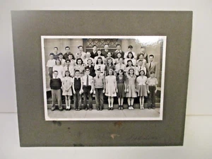 Pittsburgh 1942 Photo Black White 7th Grade School Group Class Vintage - Picture 1 of 7