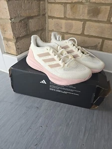 Adidas Running Ultrarun 5 Off White Wonder Taupe Core Black Size 5.5 Damaged Box - Picture 1 of 5