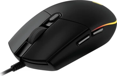 Logitech Mouse 8000 DPI 1 ms Nero G203 Lightsync Gaming - Immagine 1 di 4