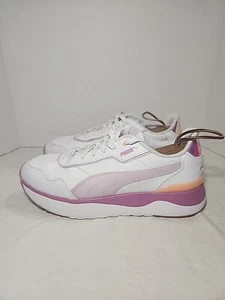 Puma Womens R78 Voyage Candy Comfort White Lavender Fog Opera Mauve Shoe Size 9 - Picture 1 of 7